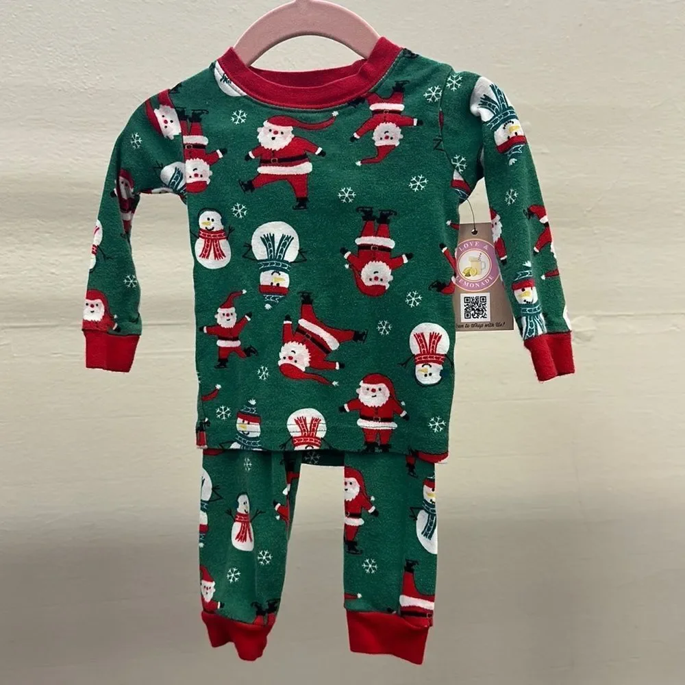 Carters‎ Santa 2pc Pjs 9m